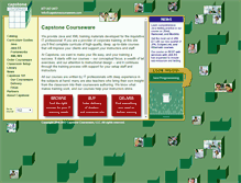 Tablet Screenshot of capstonecourseware.com